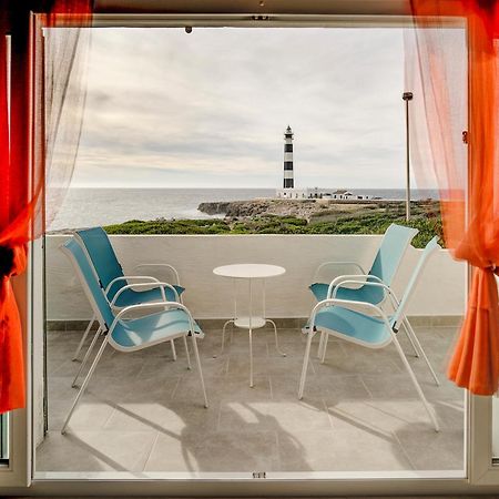 Vista Faro-Apartamento Con Balcon Que Mira Al Mar Cala en Bosc Exterior photo